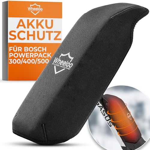 Ebike Akkuschutz für Bosch Powerpack 300/400/500 CX Performance Active-Line I erhöht Reichweite I Akku Schutzhülle...