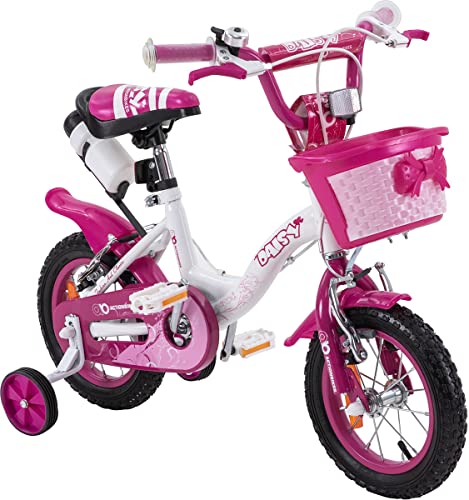 Actionbikes Kinderfahrrad Daisy - Kinder Fahrrad für Mädchen - Ab 2-5 Jahren - V-Brake Bremse - Kettenschutz -...