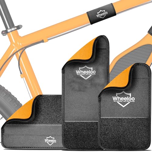 WHEELOO Fahrrad Rahmenschutz 3er Set | Transportschutz passend für Thule Fahrradträger | Carbon Rahmen Schutz |...