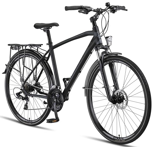 Licorne Bike Premium Touring Trekking Bike in 28 Zoll Aluminium Scheibenbremse Fahrrad für Jungen, Mädchen, Damen und...