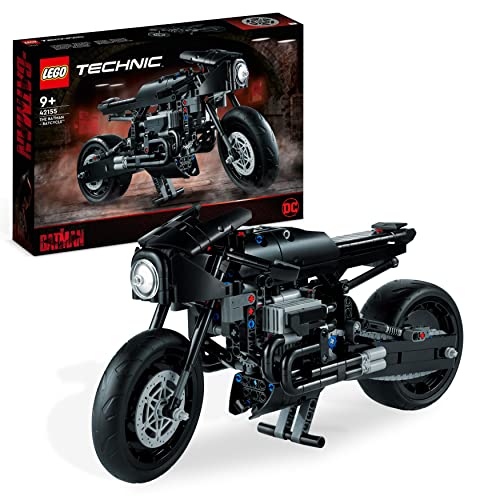 LEGO Technic The Batman - BATCYCLE Set, Motorrad-Spielzeug, maßstabsgetreuer Modellbausatz des ikonischen...