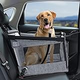 Hundeautositz für Haustiere - Auto-Hundesitz Transporttasche mit Gurt für kleine mittlere große Hunde und Katzen -...