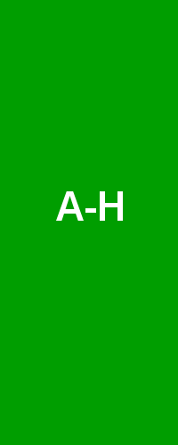 Die Buchstaben A bis H des Alphabets.